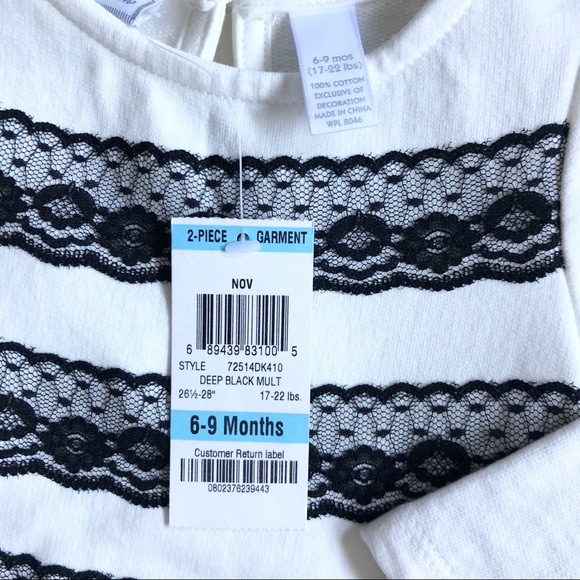 NWT-First Impression 2-piece White Top and Pants - Picture 5 of 9